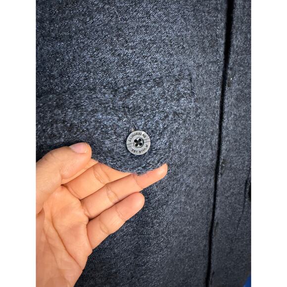 J.Lindeberg 100% Wool Four Buttoned Patch Pockets Cardigan Men’s Size XXL - Picture 5 of 12